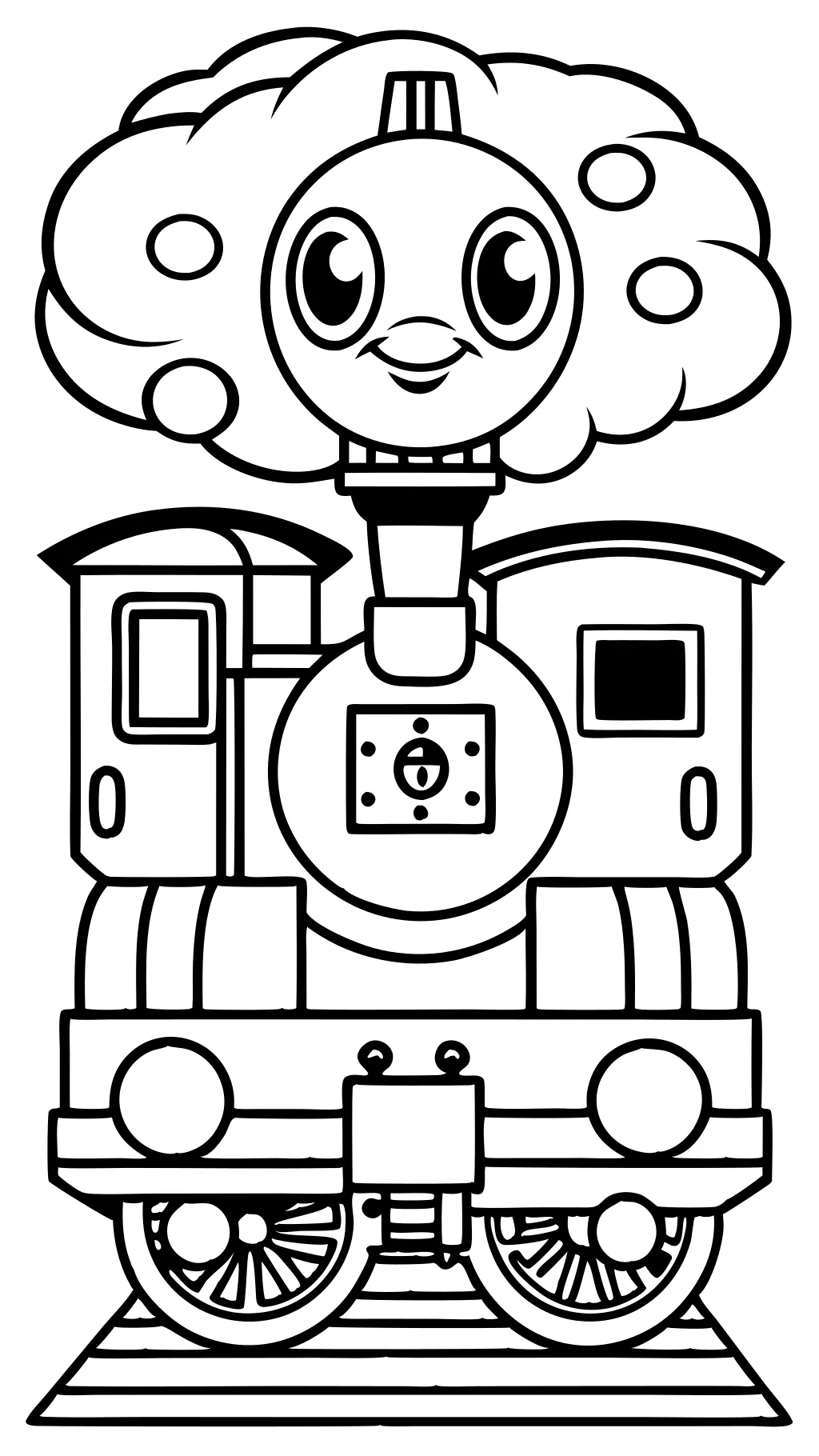 free train coloring pages printable